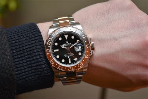 rolex gmt master 2 brown